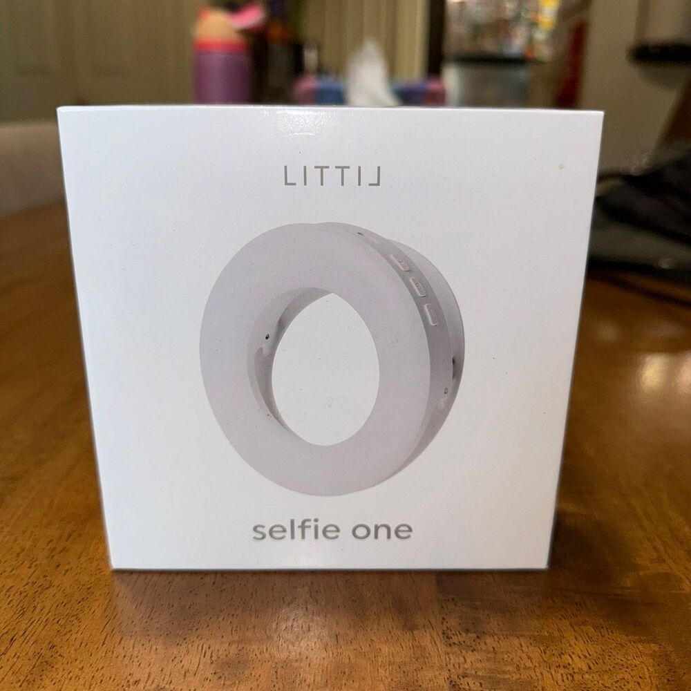 Selfie One Ring Light for iPhone, Android or Laptop, 3 Adjustable Light Modes.